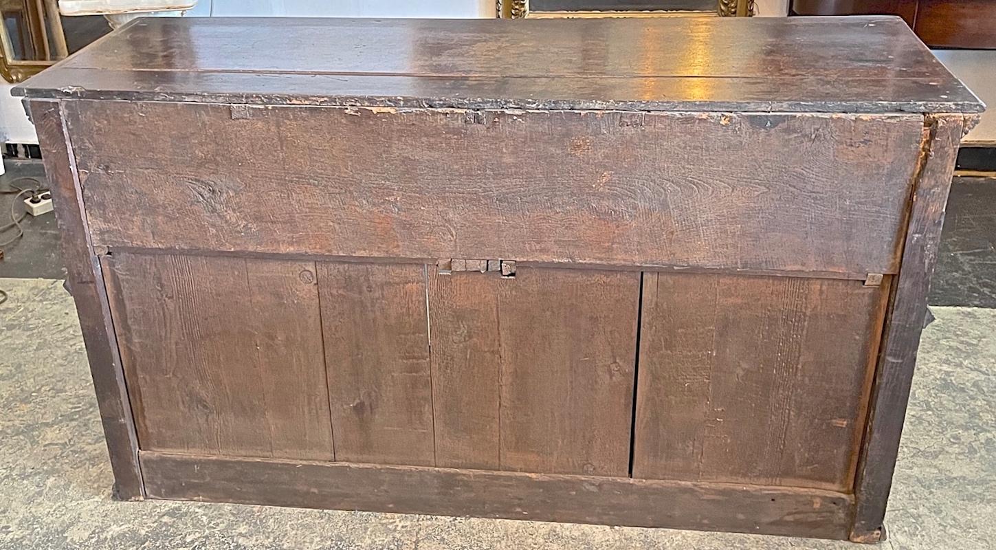 French 19th Century Stained Walnut Buffet with 2 Drawers and 2 Doors 6