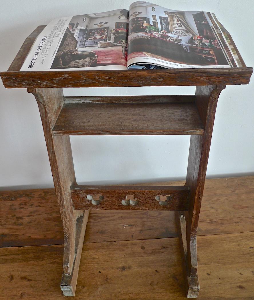 French 19th Century Stained Walnut Prayer Table 10