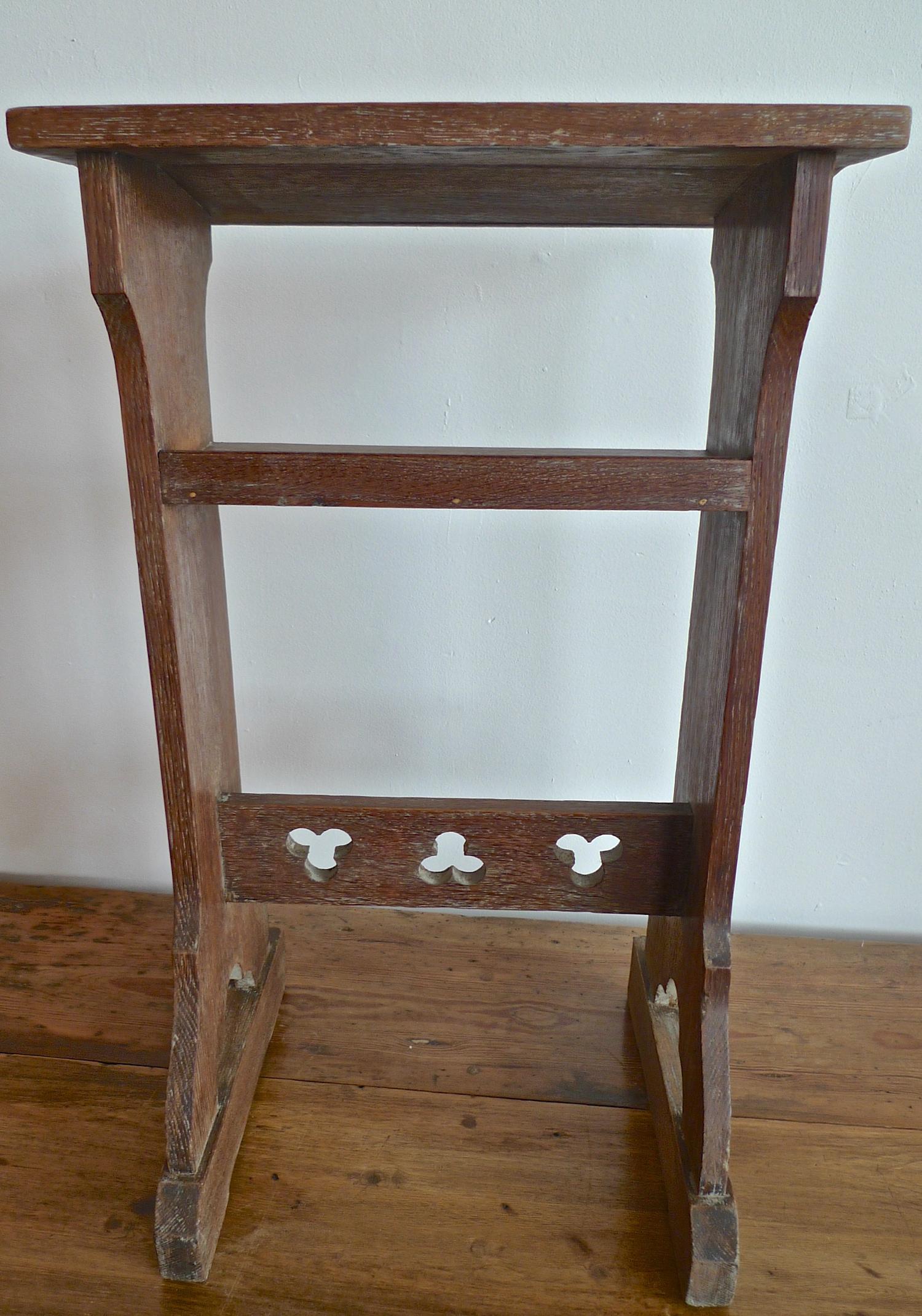 French 19th Century Stained Walnut Prayer Table 6