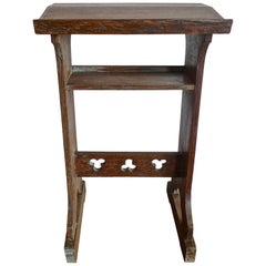 French 19th Century Stained Walnut Prayer Table