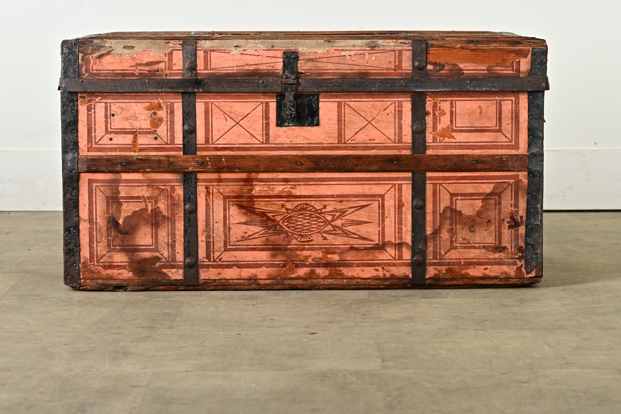 Other French 19th Century Steamer Trunk For Sale