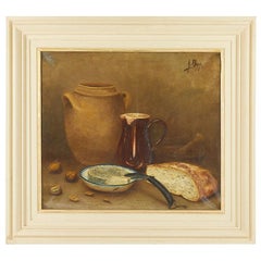French 19th Century Still Life Oil on Canvas