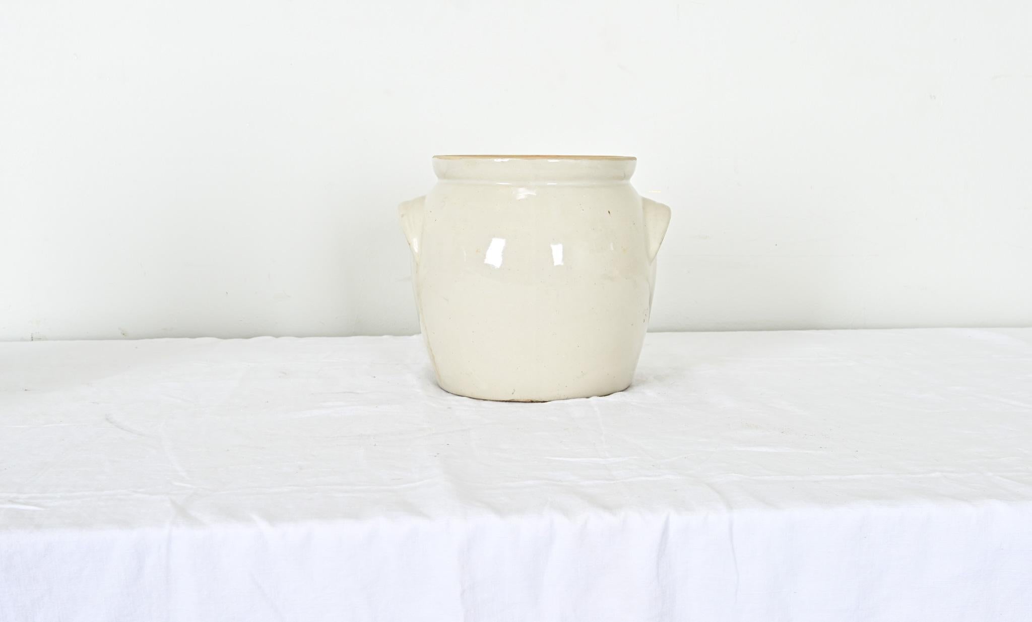 French Provincial French 19th Century Stoneware Crock