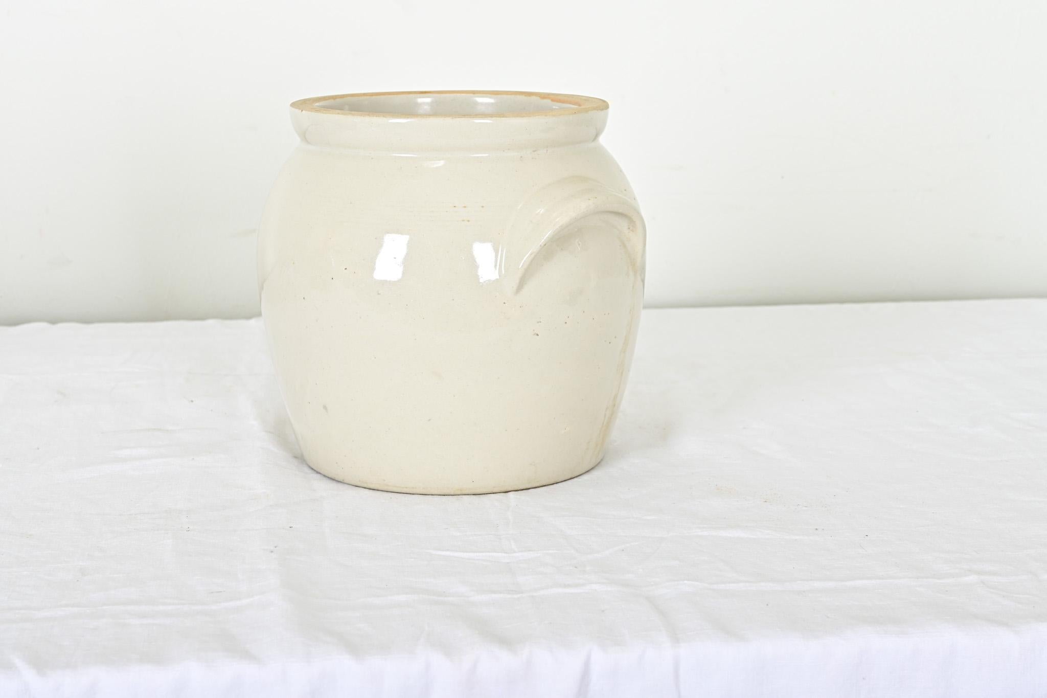 French 19th Century Stoneware Crock 1