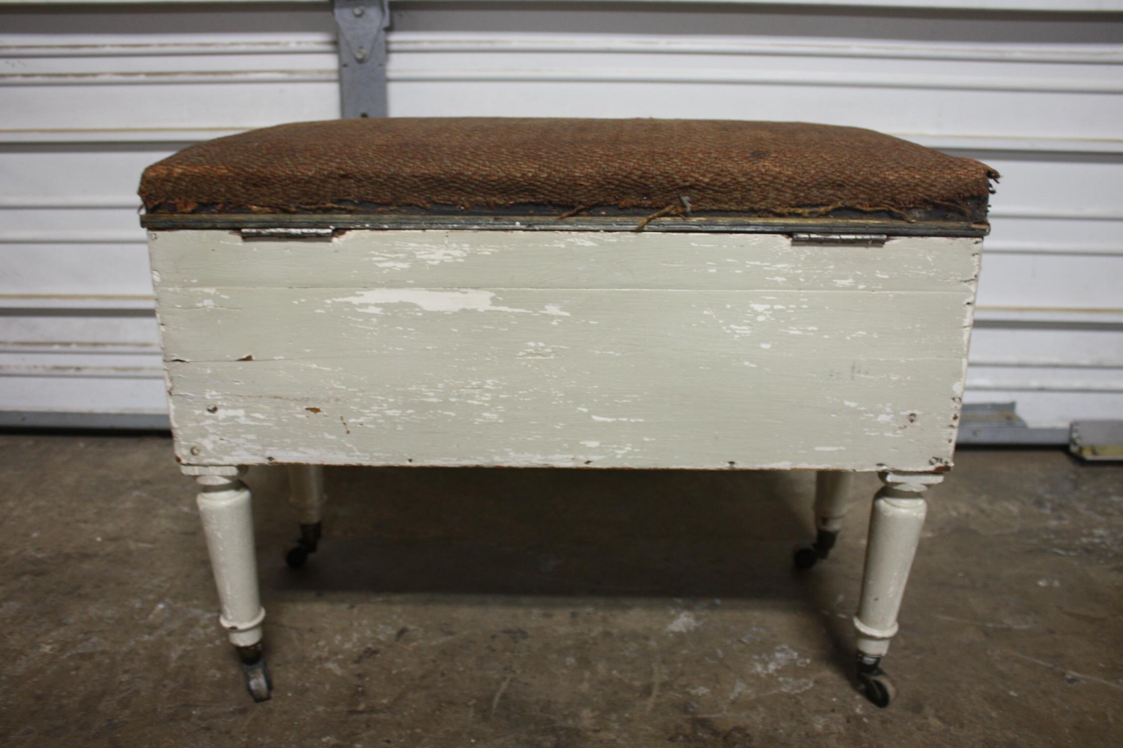 French, 19th Century, Stool or Small Bench For Sale 4