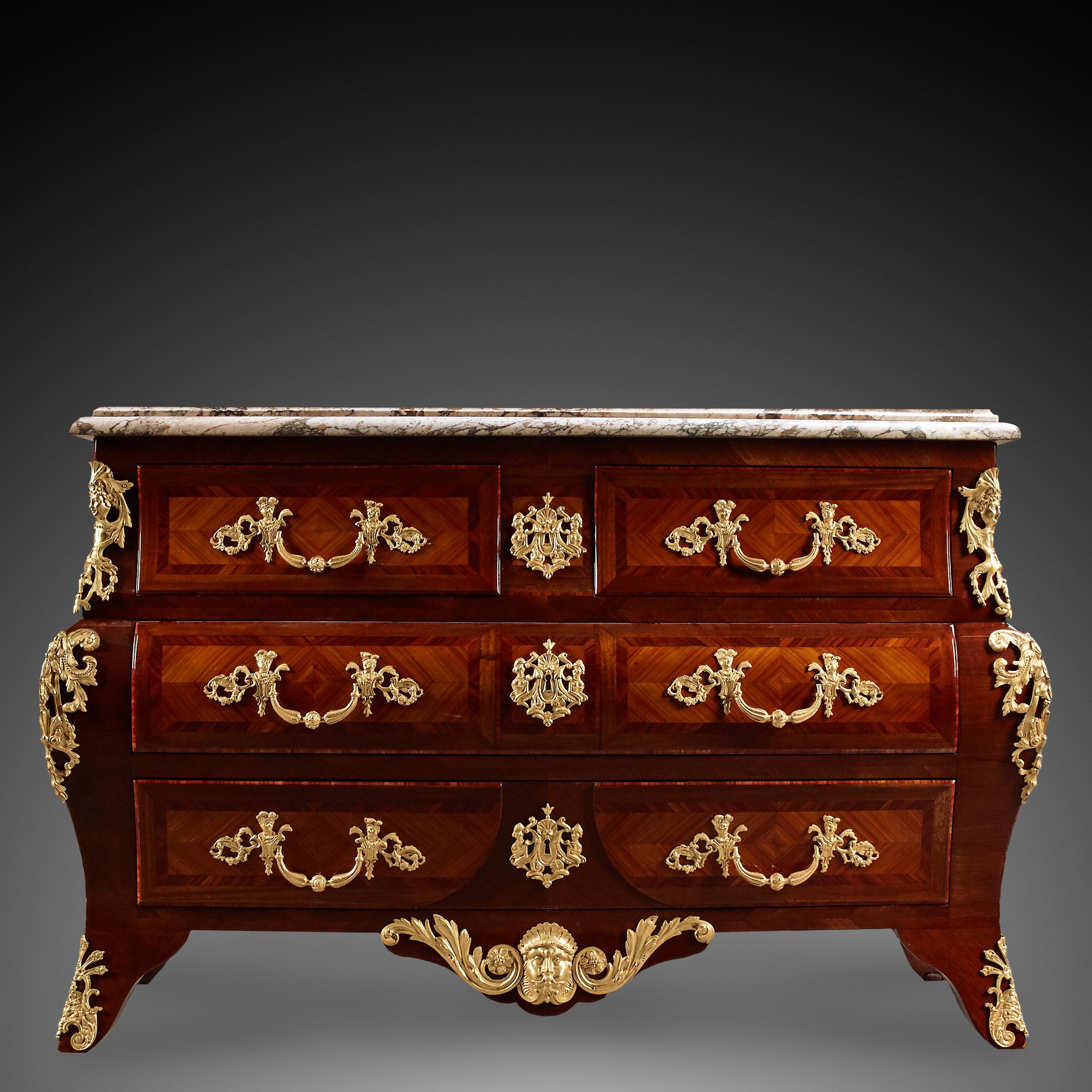 Gilt French 19th Century, Styl Louis XVI Commode For Sale