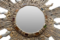 Espejo de sol francés del siglo XIX