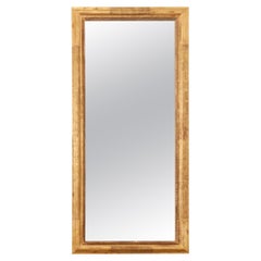 Antique French 19th Century Symmetrical Gold Gilt Mirror