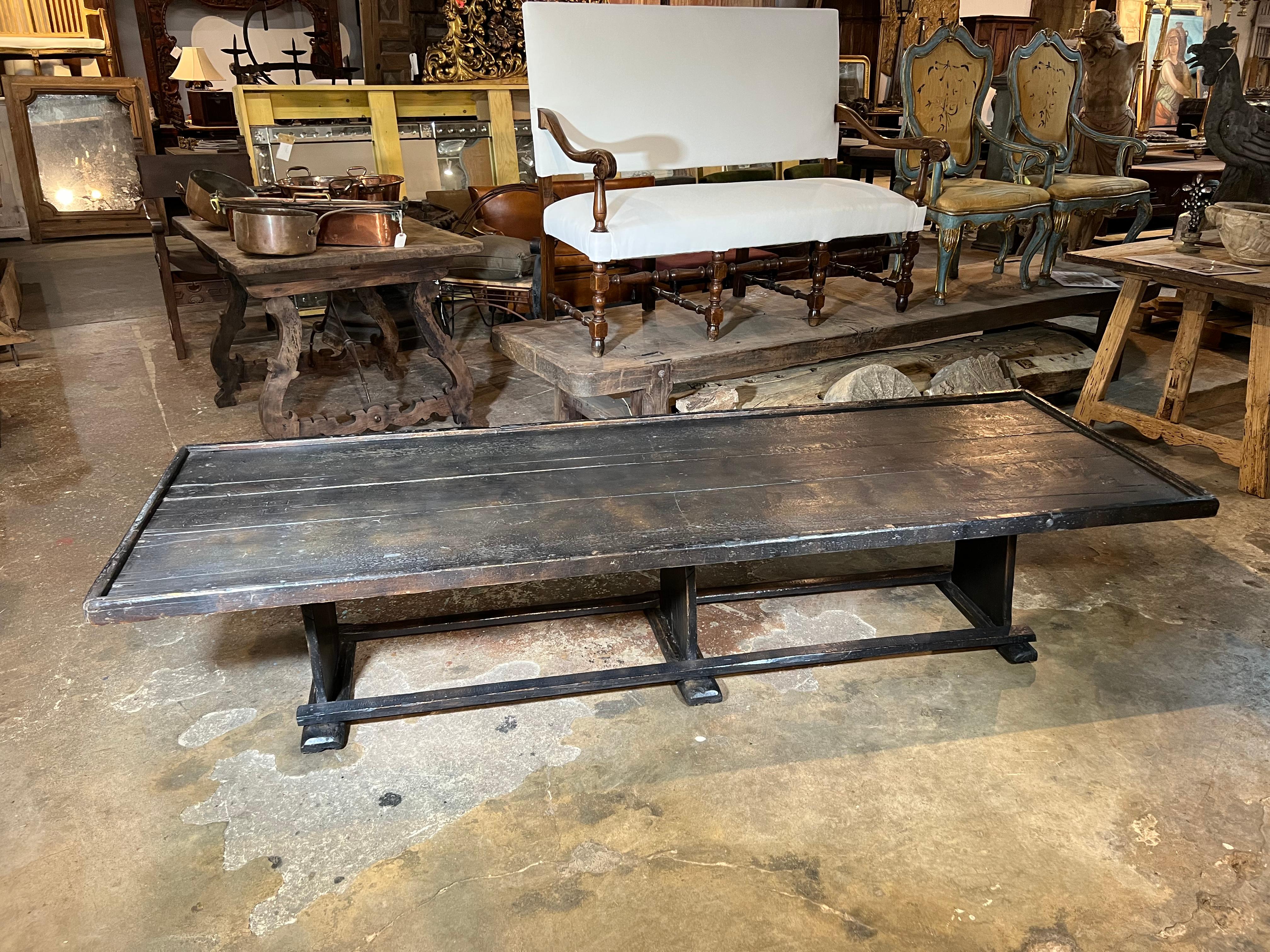 French 19th Century Table Base, Coffee Table In Good Condition In Atlanta, GA