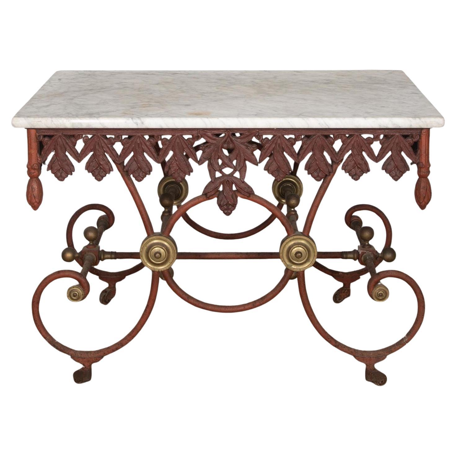 Mesa de Boucher francesa del siglo XIX