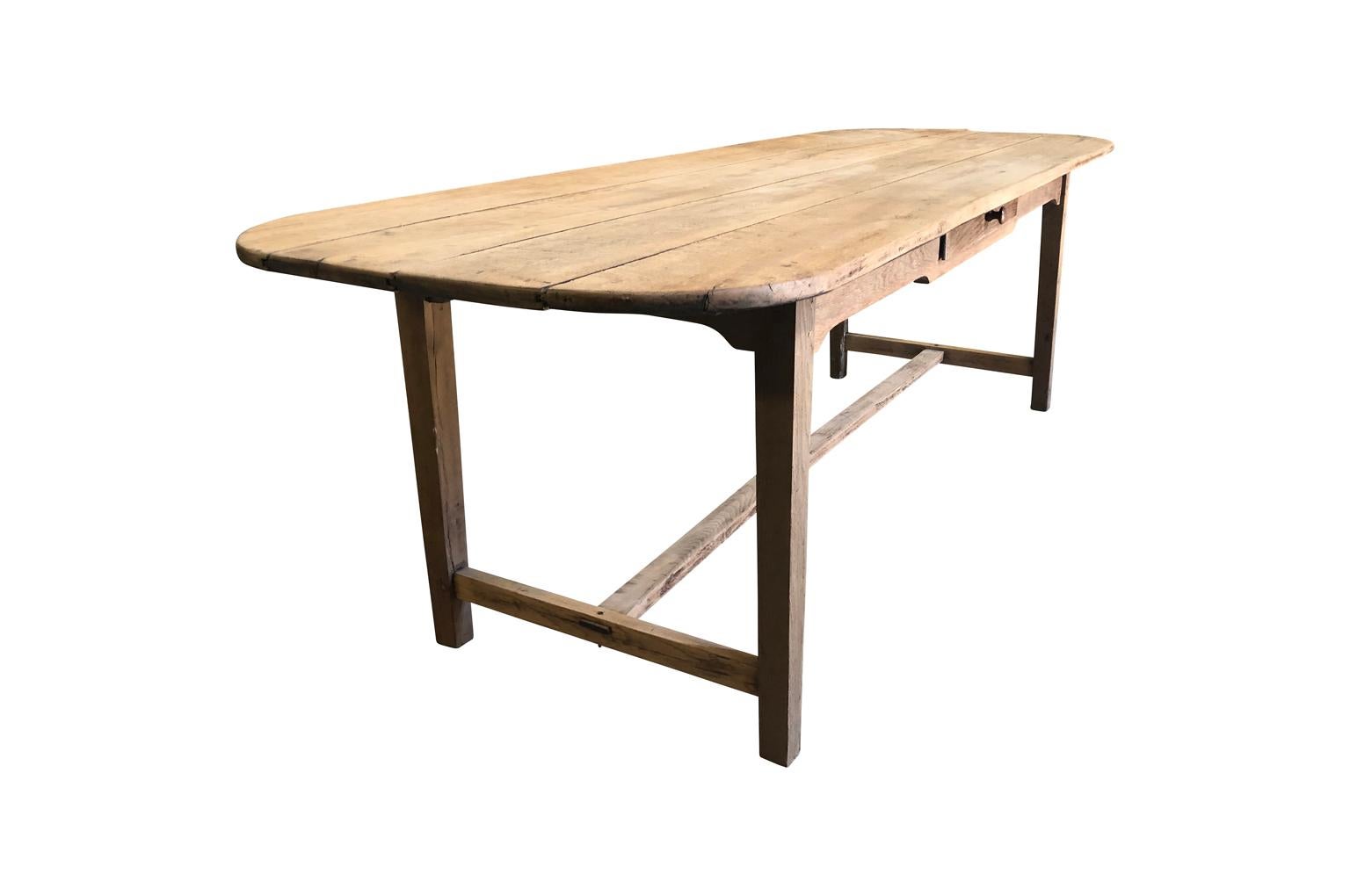 Oak French 19th Century Table, Desk