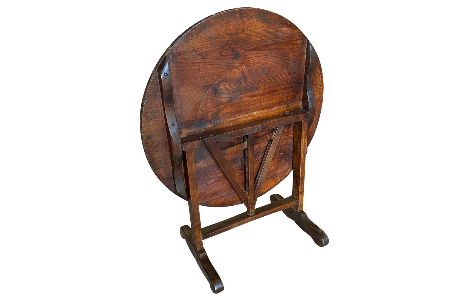 French 19th Century Table Vigneron - Wine Tasting Table 8