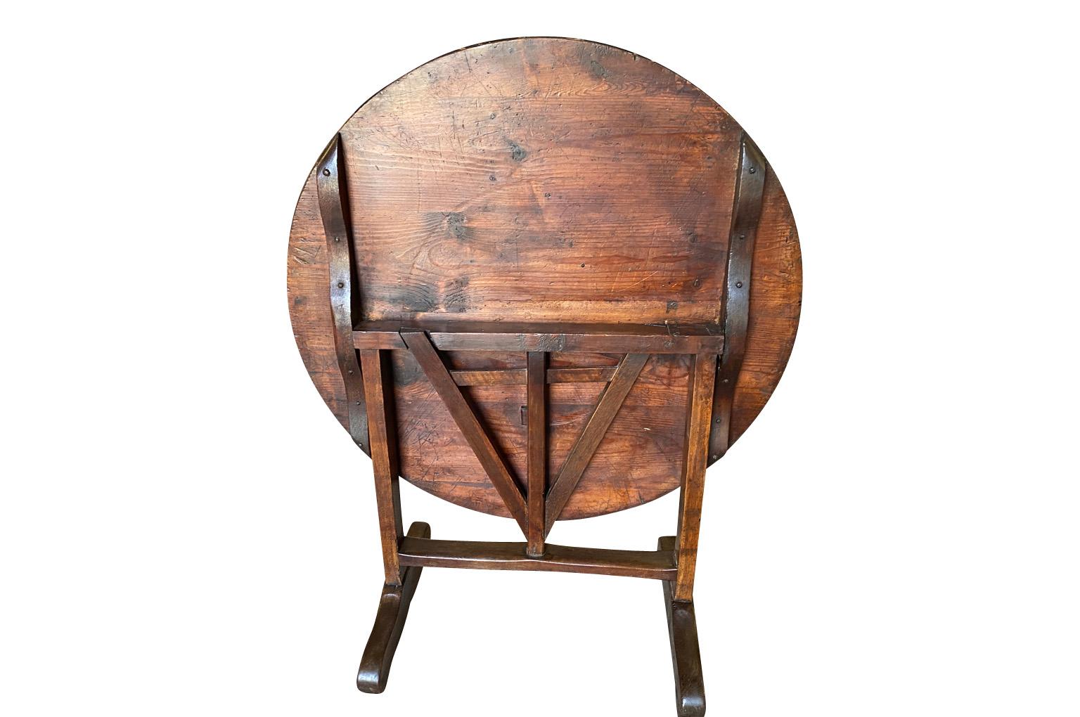 French 19th Century Table Vigneron - Wine Tasting Table 9
