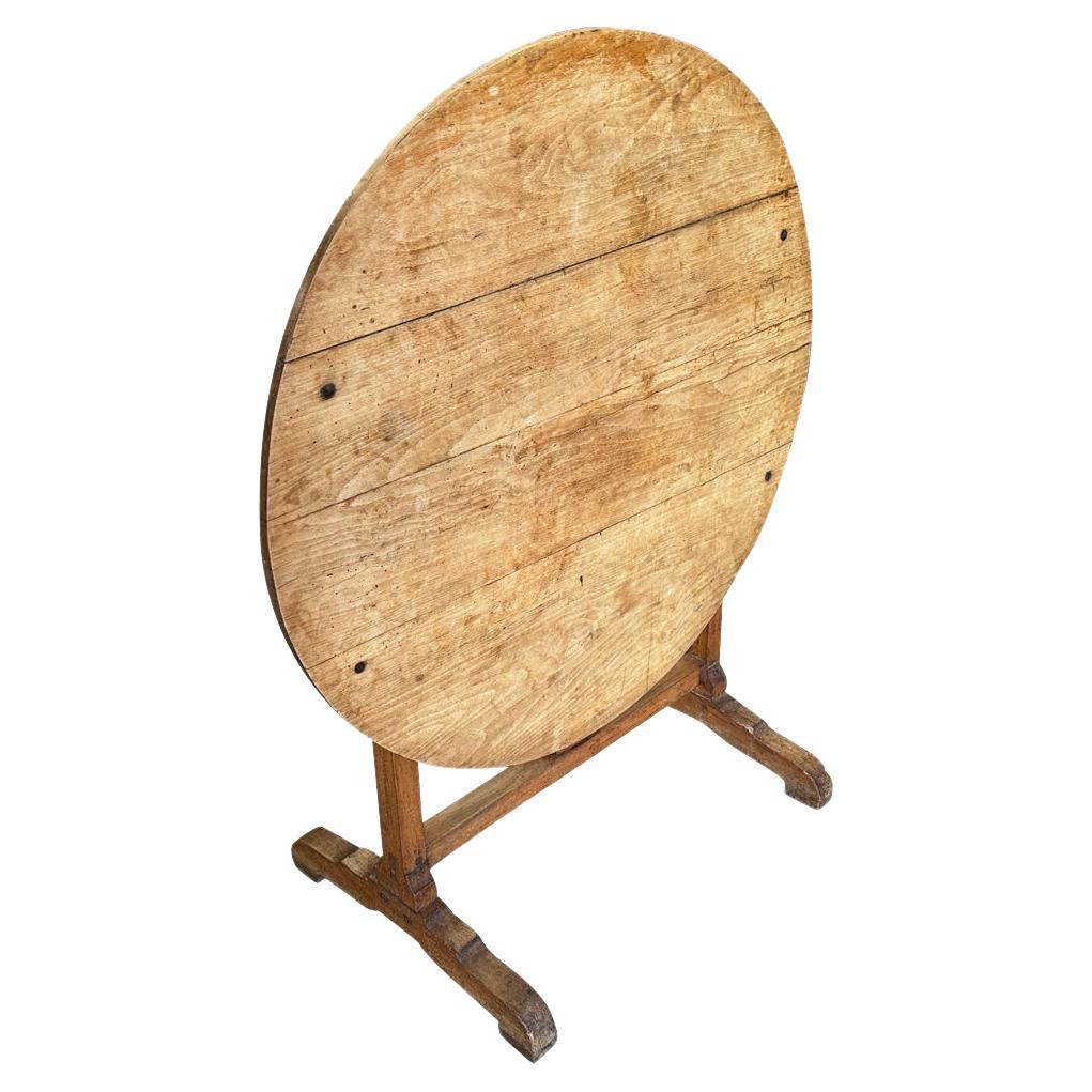 French 19th Century Table Vigneron - Wine Tasting Table im Zustand „Gut“ im Angebot in Round Top, TX