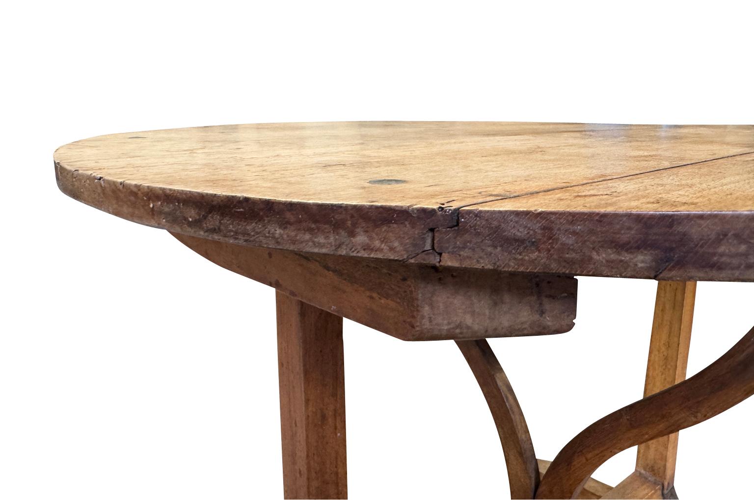 French 19th Century Table Vigneron - Wine Tasting Table im Angebot 3
