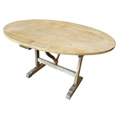 French 19th Century Table Vigneron - Wine Tasting Table