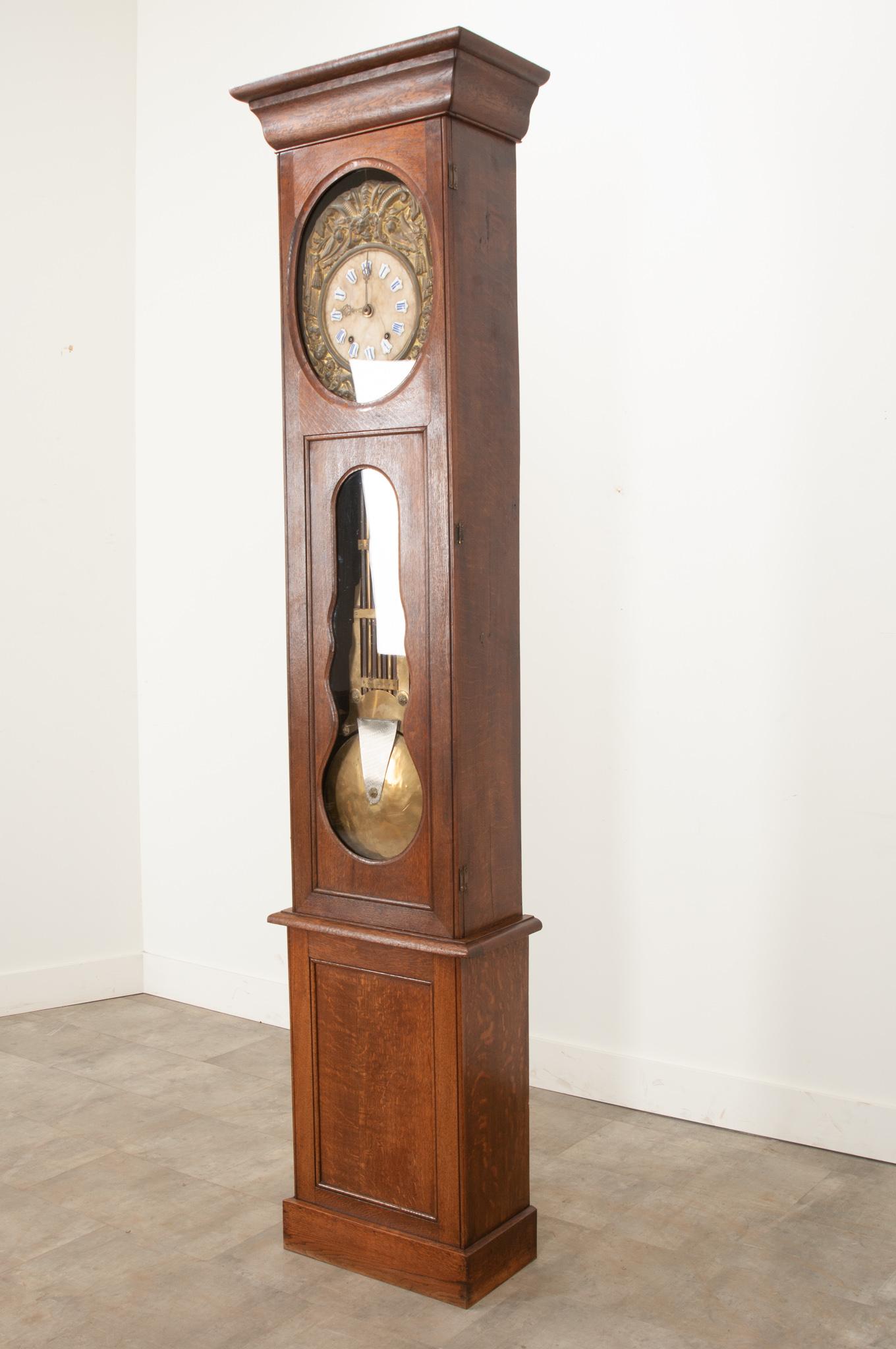 Horloge à grande caisse française du 19e siècle en vente 2