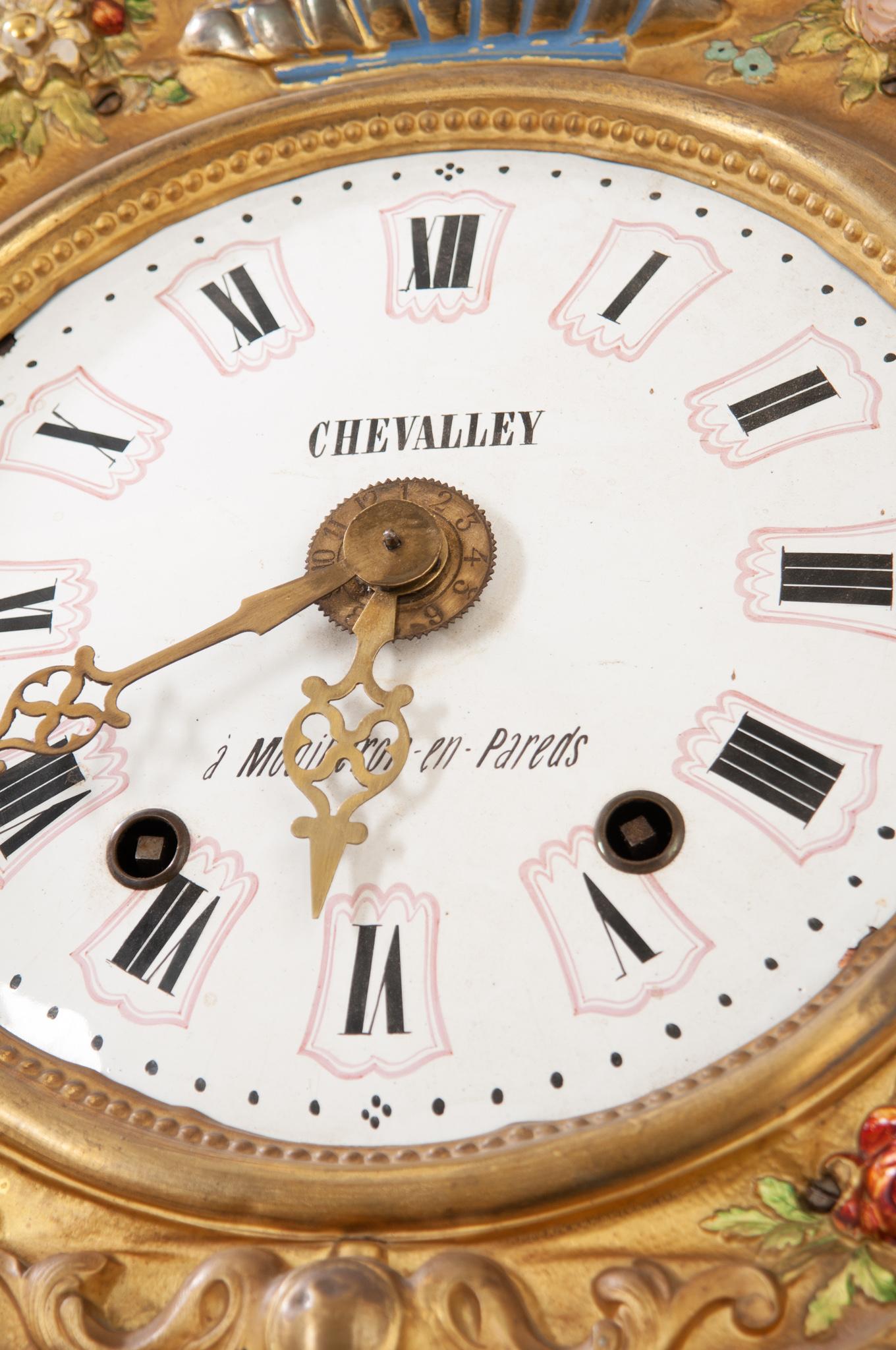 Horloge à grande caisse française du 19e siècle en vente 2