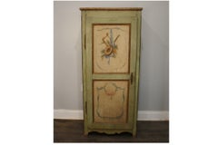 French 19th Century Tall Painted Cabinet