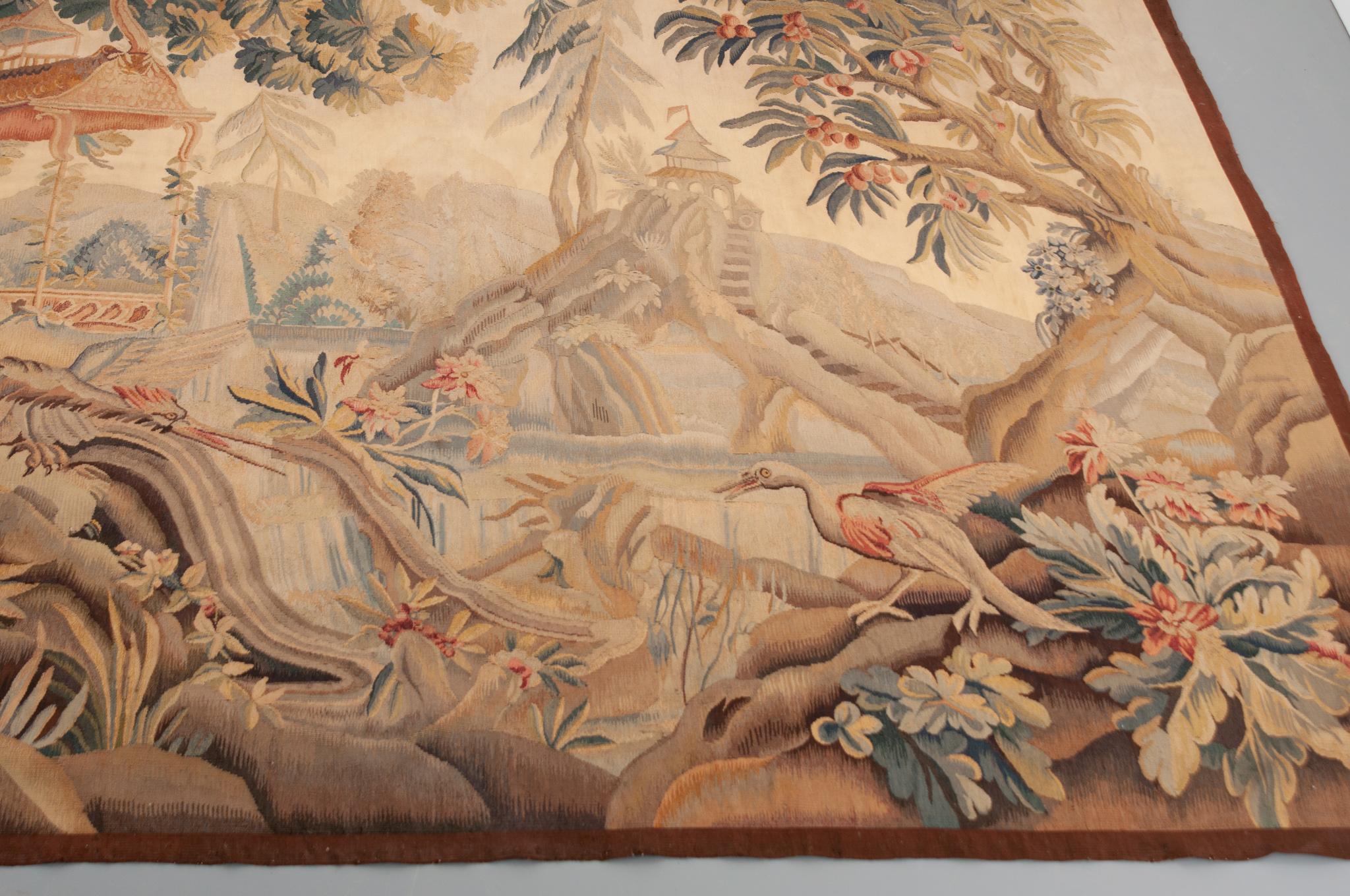 Tapestry French 19th Century Tapisserie de Verdure For Sale