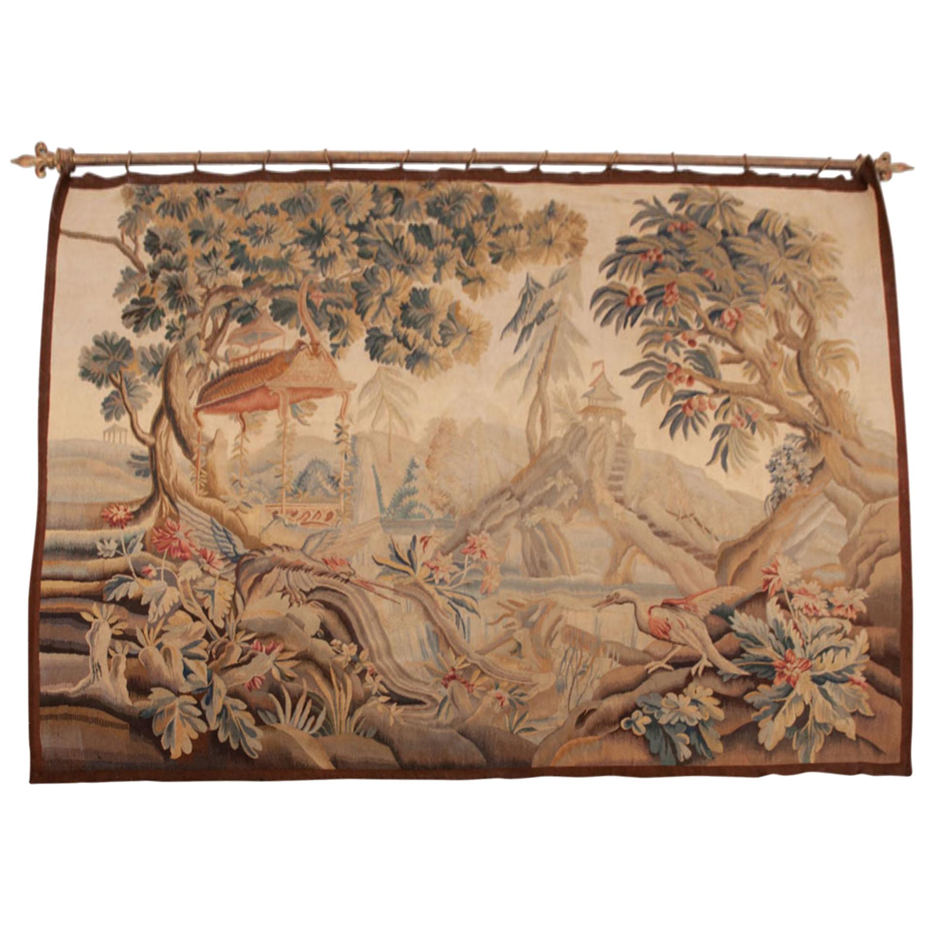 Tapisserie de Verdure française du XIXe siècle en vente