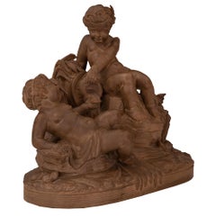 French 19th Century Terra Cotta Statue