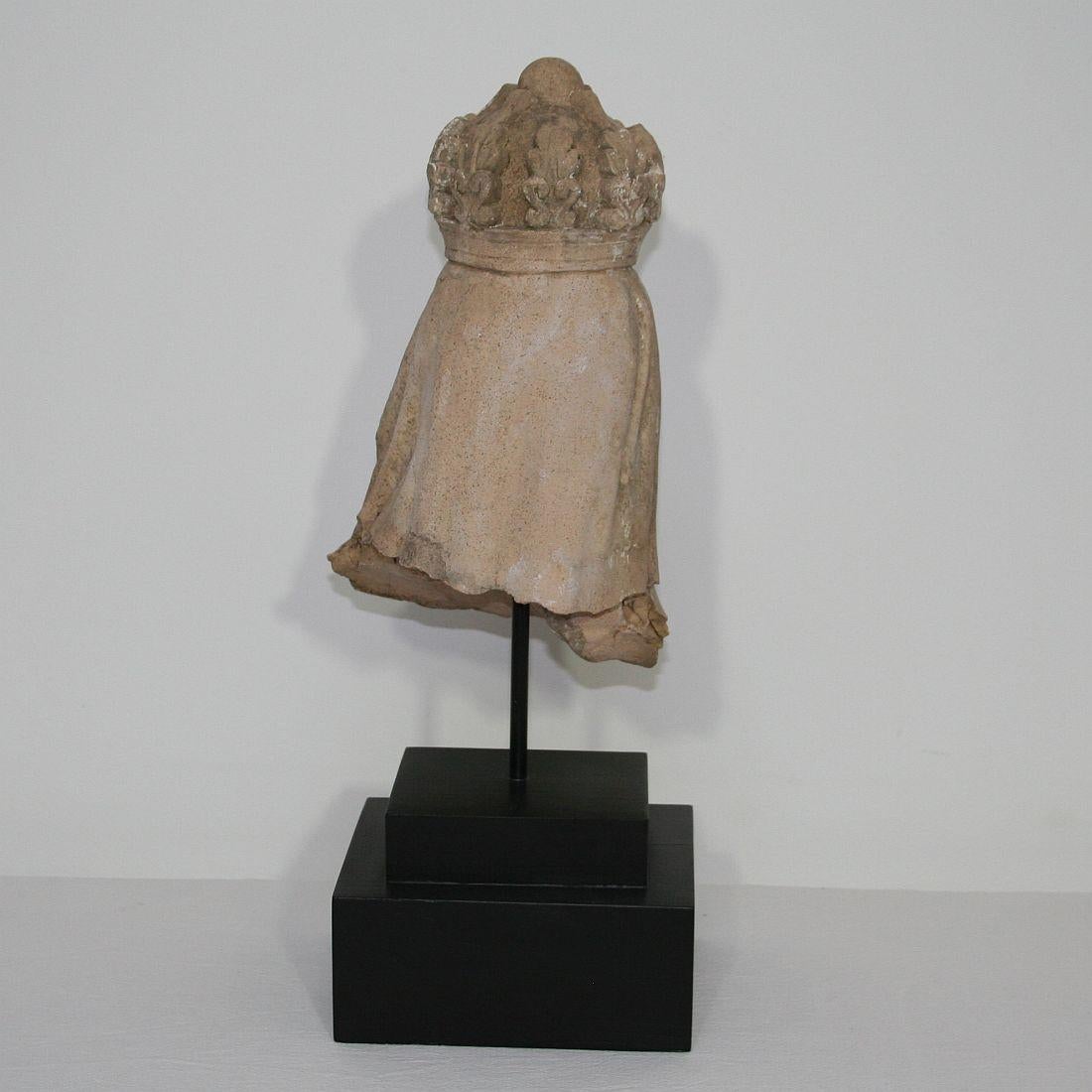 French 19th Century Terracotta Head of a Madonna 1
