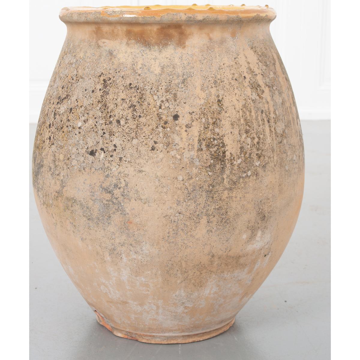 French 19th Century Terracotta Olive Jar 1