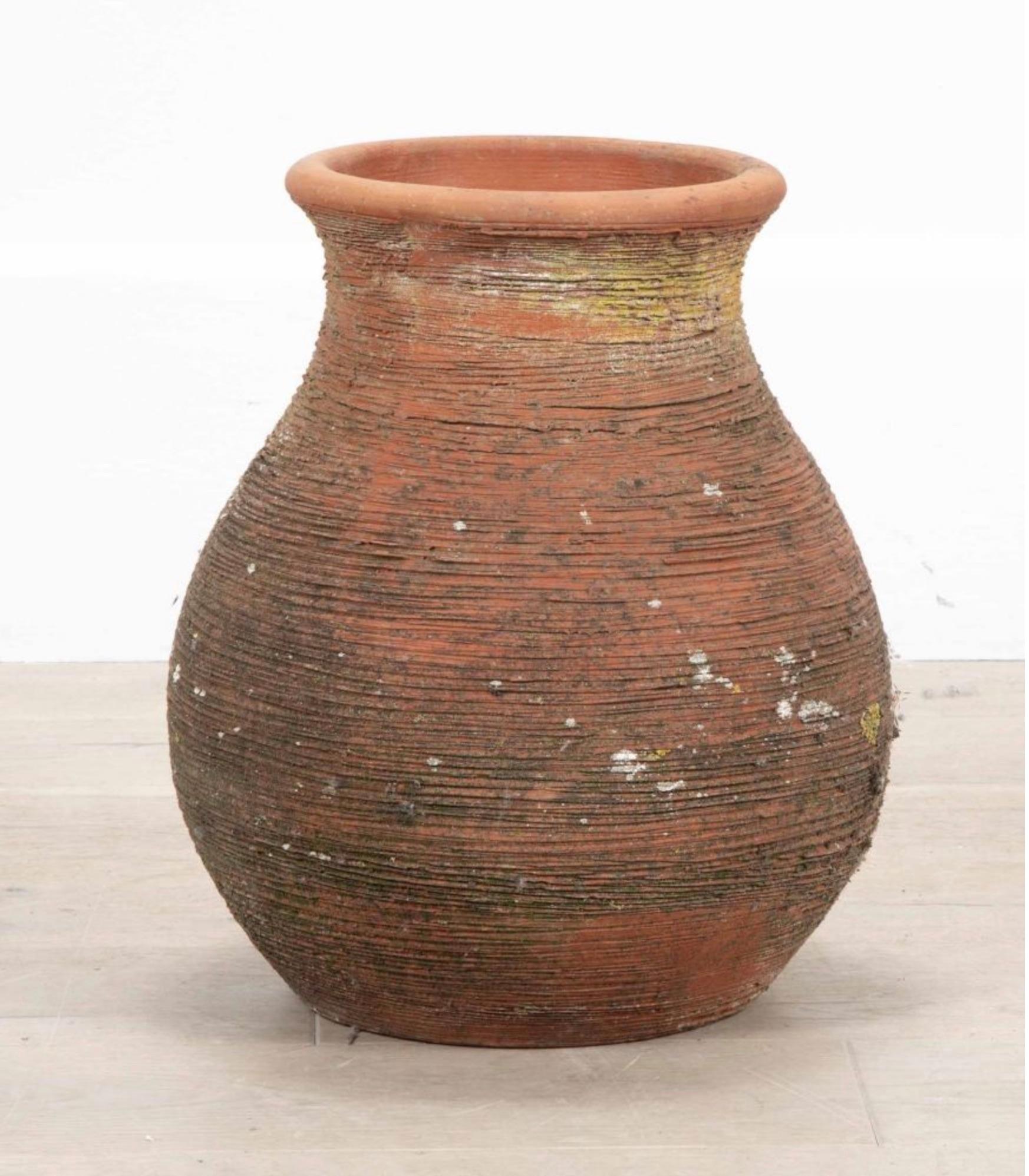 Terracotta Urna in terracotta francese del XIX secolo in vendita