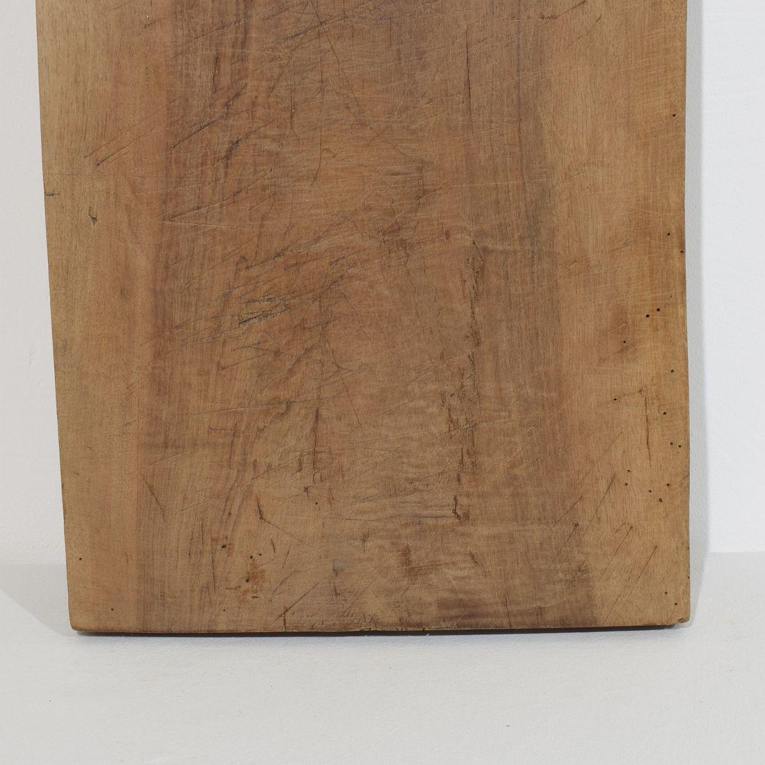 French 19th Century, Thick Wooden Chopping or Cutting Board 6