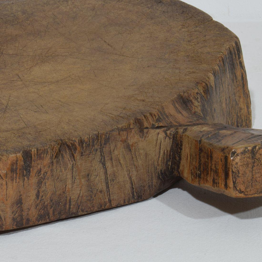 French 19th Century, Thick Wooden Chopping or Cutting Board im Angebot 7