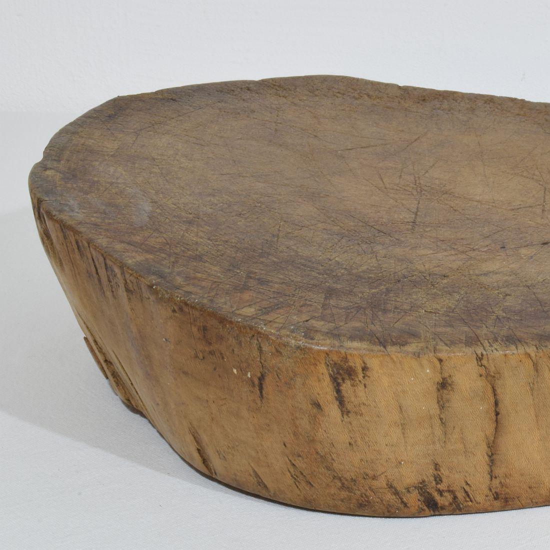 French 19th Century, Thick Wooden Chopping or Cutting Board im Angebot 8