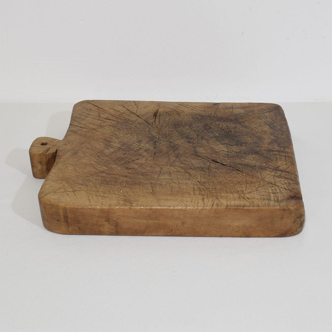 French 19th Century, Thick Wooden Chopping or Cutting Board For Sale 13