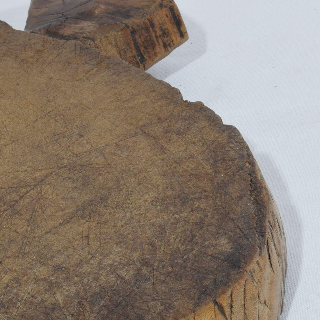 French 19th Century, Thick Wooden Chopping or Cutting Board im Angebot 10