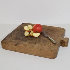 French 19th Century, Thick Wooden Chopping or Cutting Board