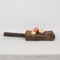 French 19th Century, Thick Wooden Chopping or Cutting Board