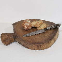 French 19th Century, Thick Wooden Chopping or Cutting Board