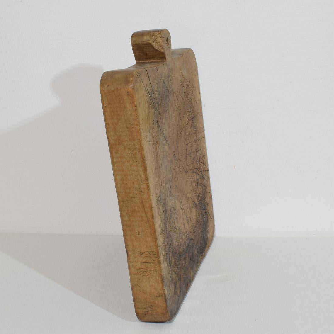 French 19th Century, Thick Wooden Chopping or Cutting Board For Sale 2