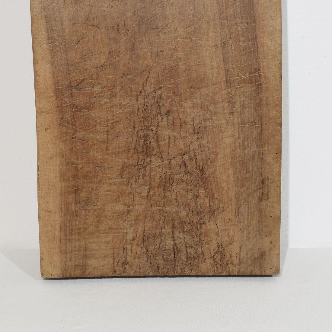 French 19th Century, Thick Wooden Chopping or Cutting Board 4