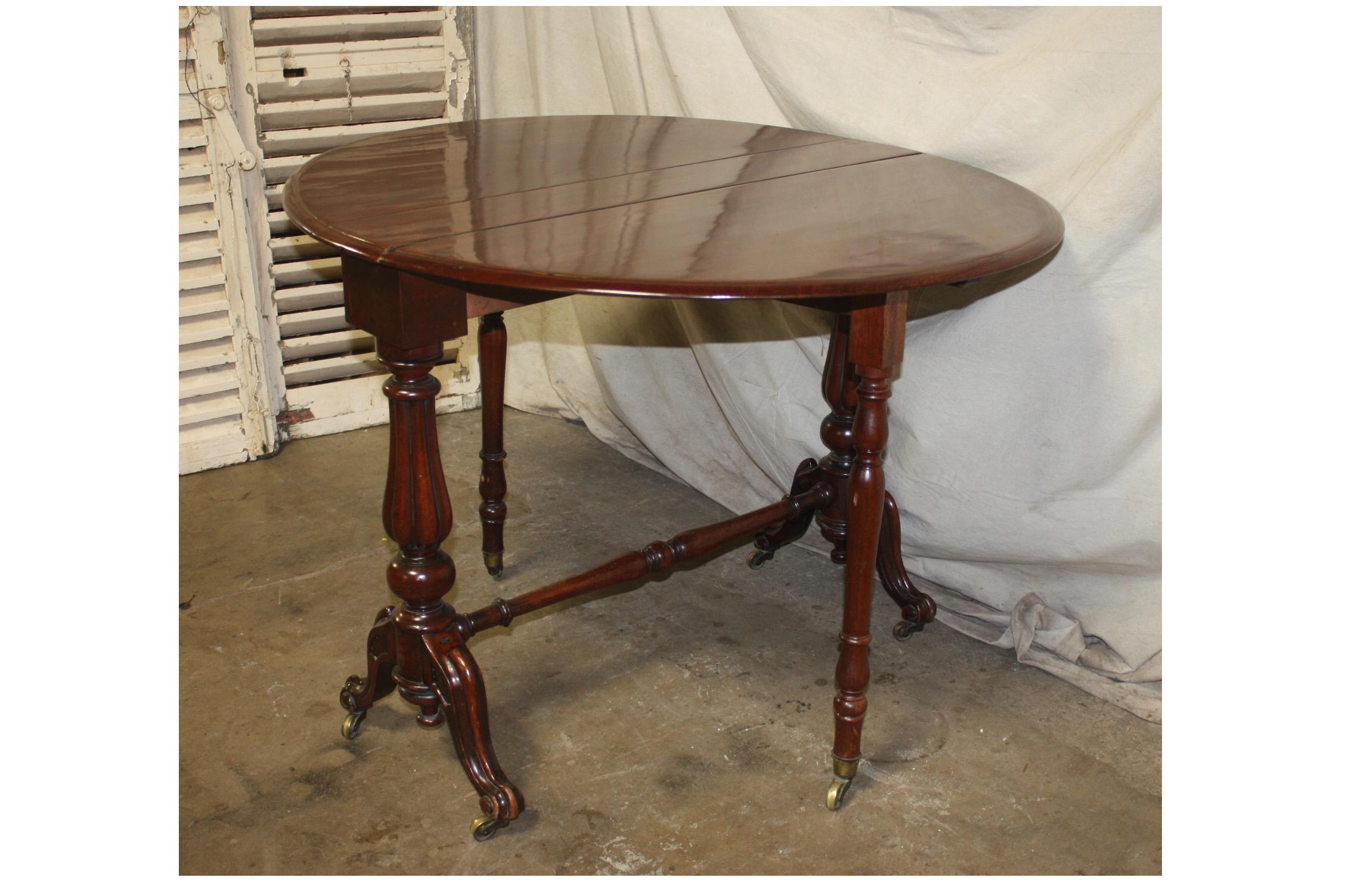 French 19th century tilt-top table.