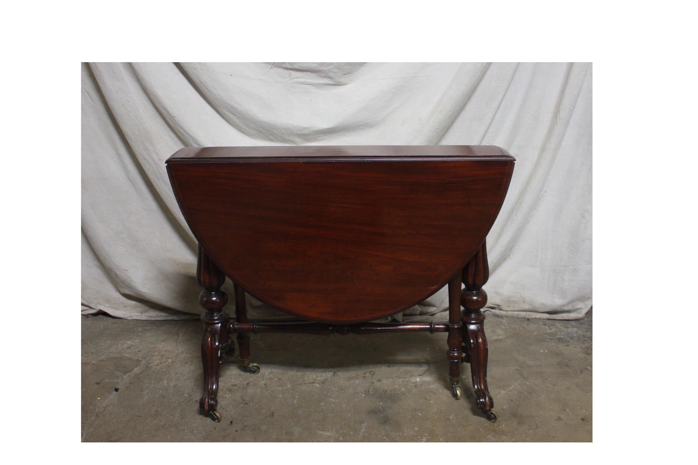 Veneer French 19th Century Tilt-Top Table For Sale