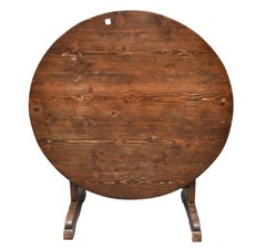French 19th Century Tilt Top Wine Tasting Table