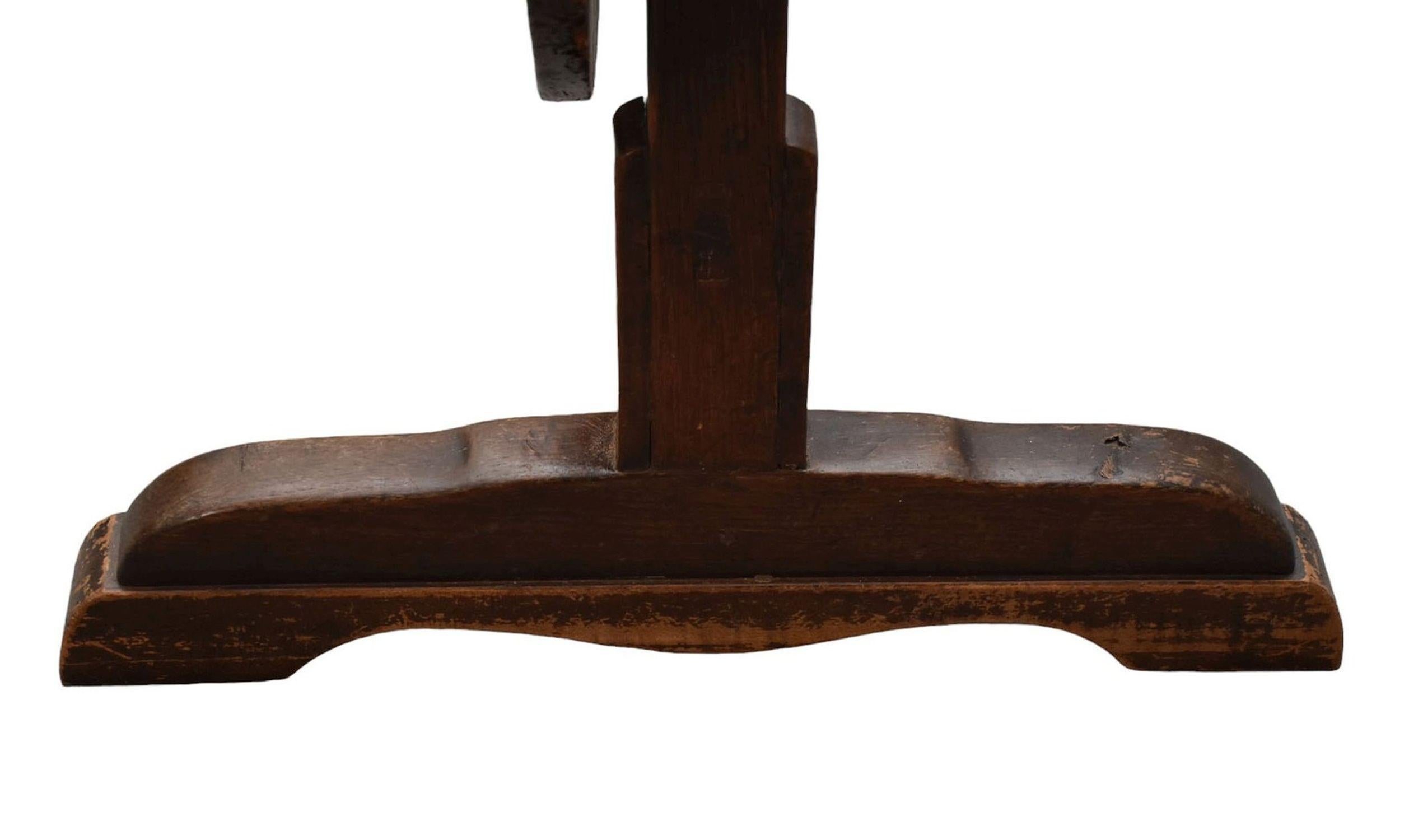 Wood French 19th Century Tilt Top Wine Tasting Table