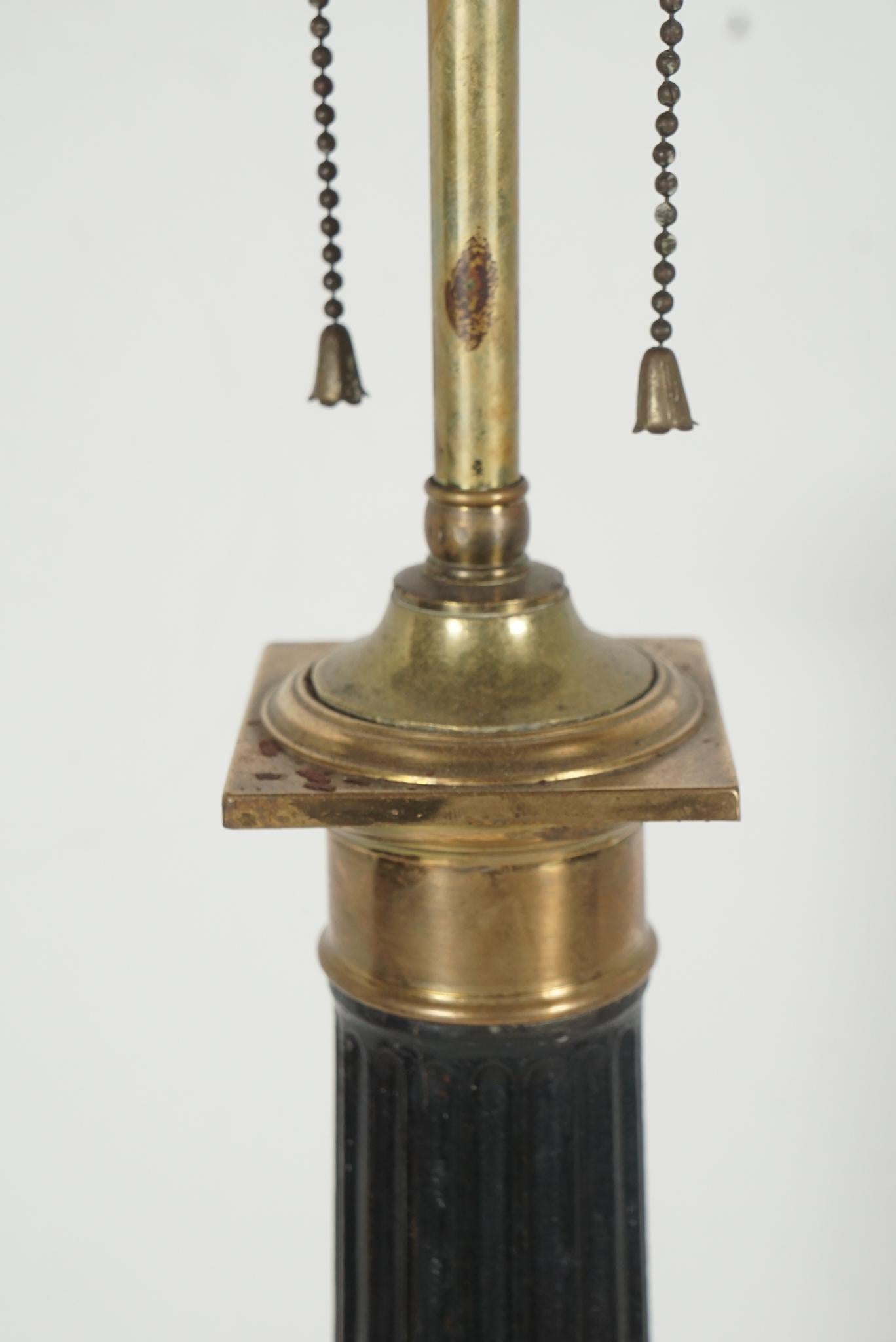 XIXe siècle Tole Sinumbra français du 19ème siècle  Lampe de la succession de Paul et Bunny Mellon en vente