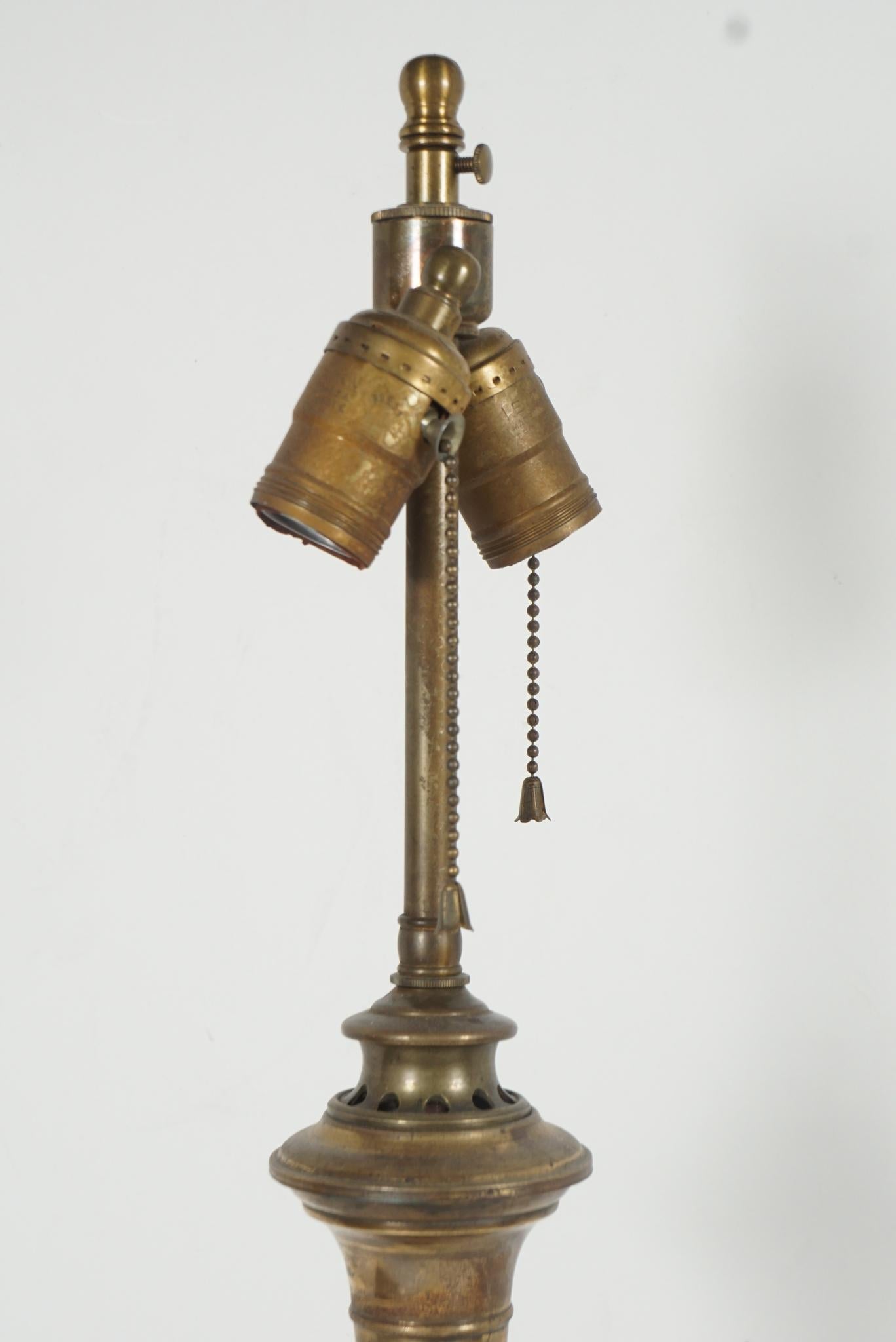 Empire French 19th Century Tole Sinumbra or Carcel Lamp from the Estate of Bunny Mellon For Sale
