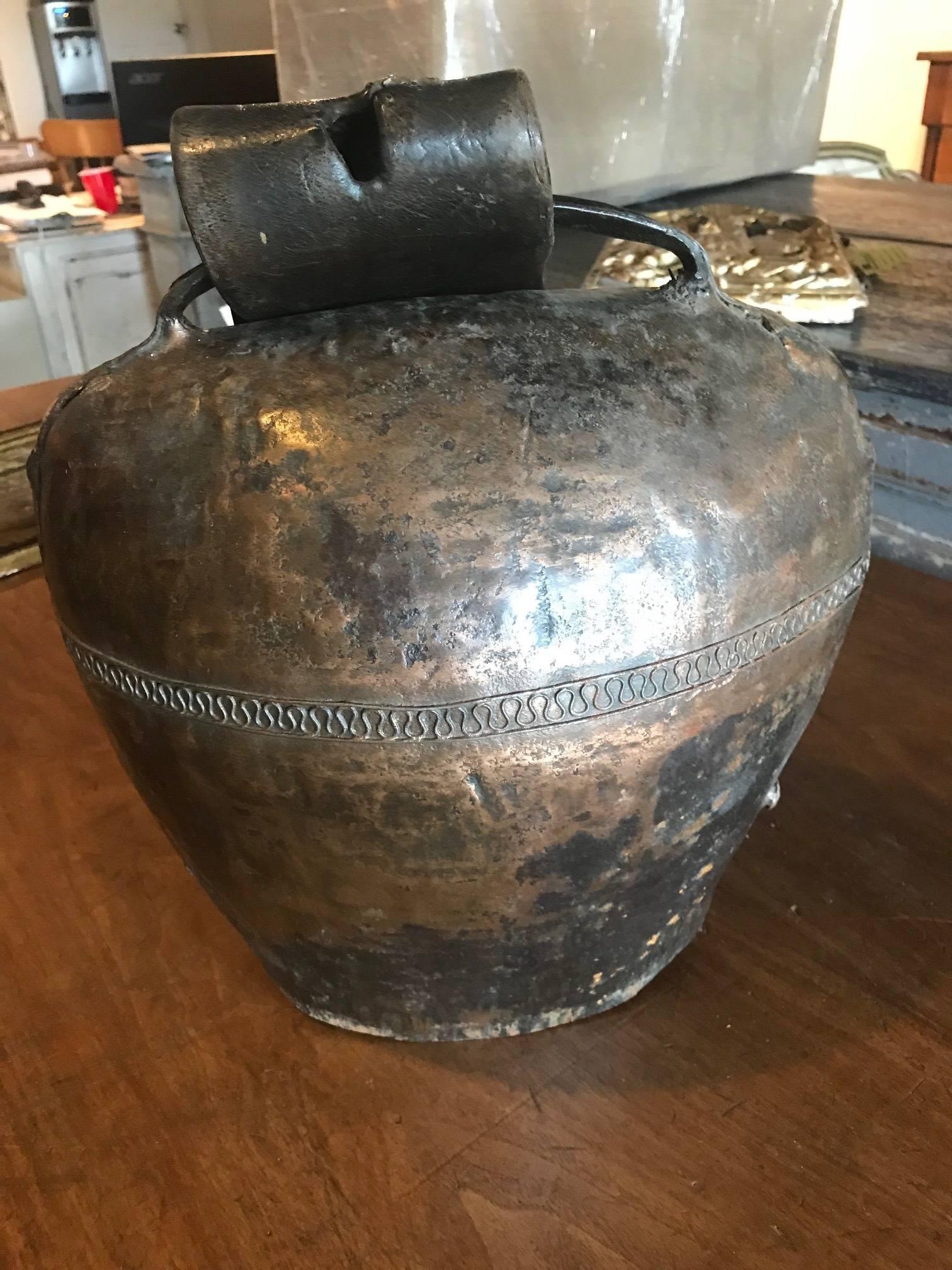 French 19th Century Toro Bell, Bull Bell 5