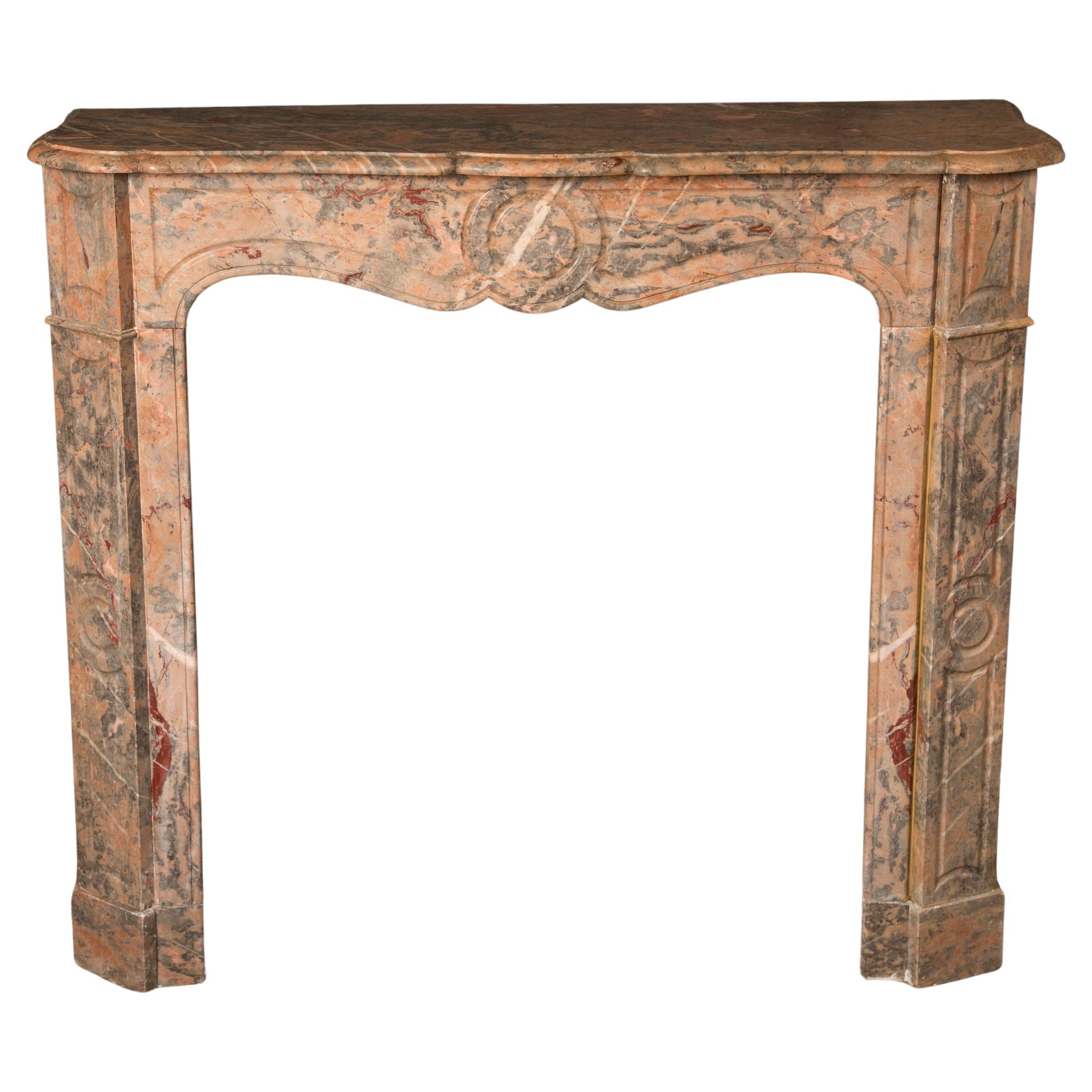 French 19th Century Transition (Louis XV – Louis XVI) Marble Mantel