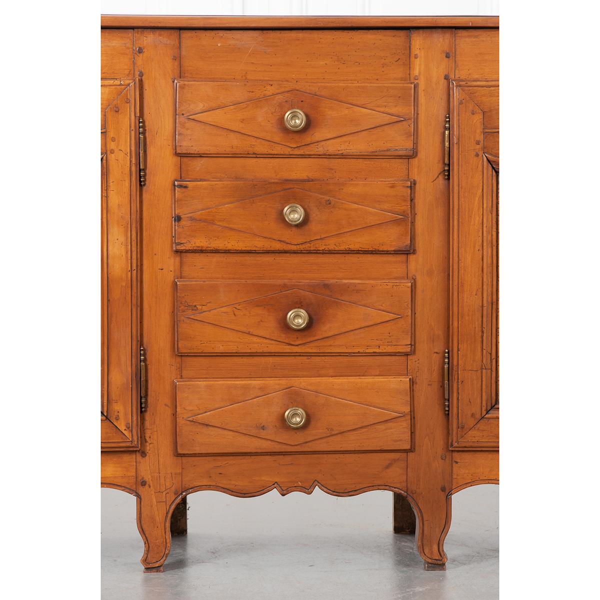 French 19th Century Transitional Fruitwood Enfilade 3