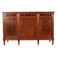 Antique French 19th Century Transitional Mahogany Enfilade