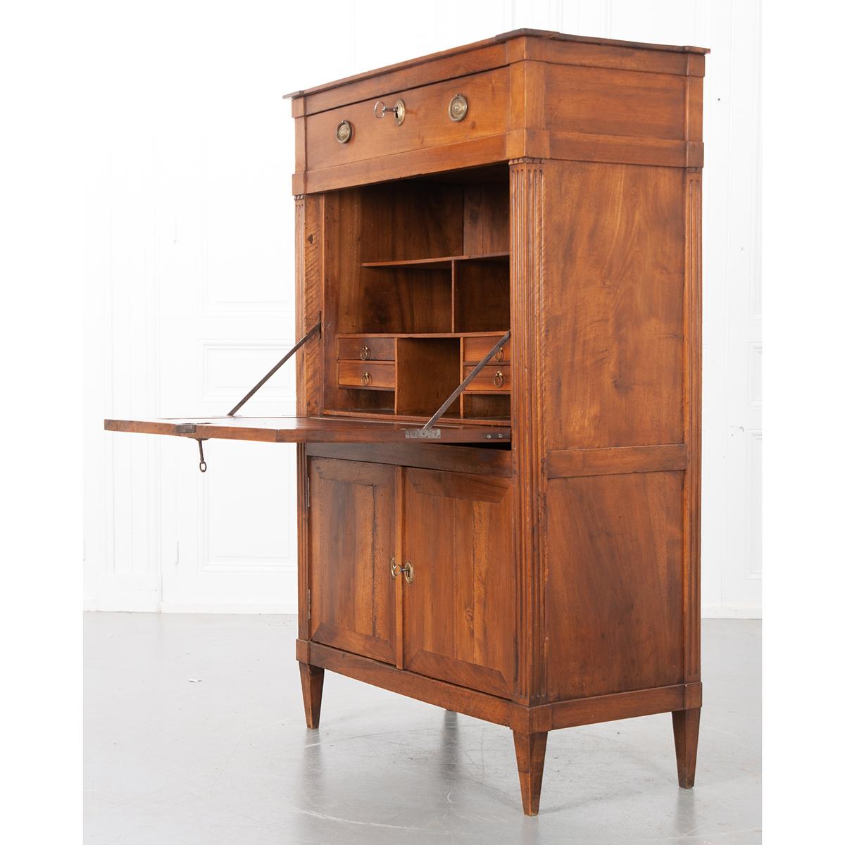 French 19th Century Transitional Secrétaire À Abattant 2